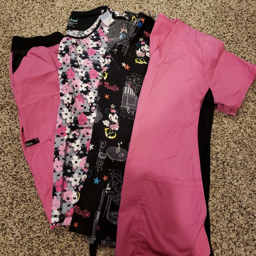 Pinks Scrubs